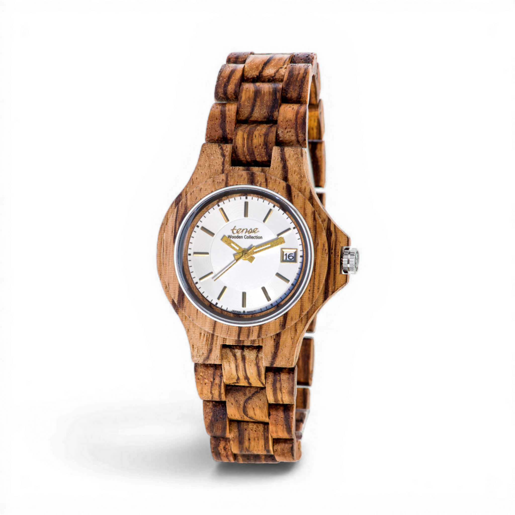 Zebrawood/White Dial