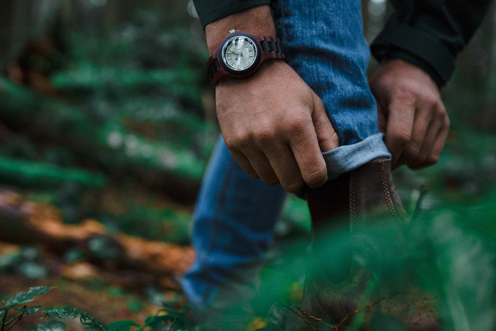 Zebrawood/White Dial
