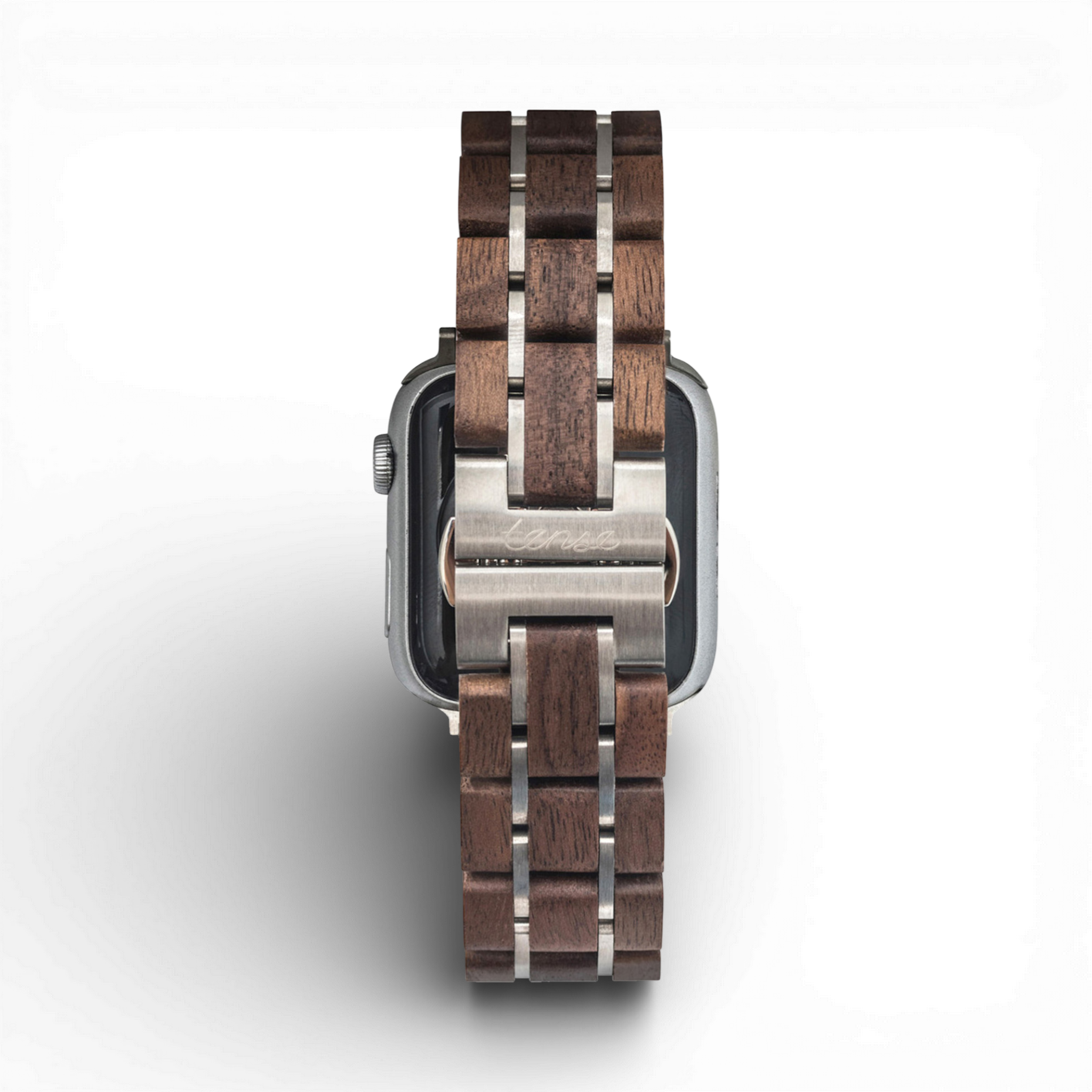 Walnut/Silver 42mm (Large) Fits: 44mm; 45mm; 46mm; and 49mm (Ultra)